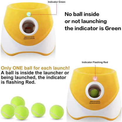 "Automatic Dog Ball Launcher – Interactive Toy for Small & Medium Dogs"