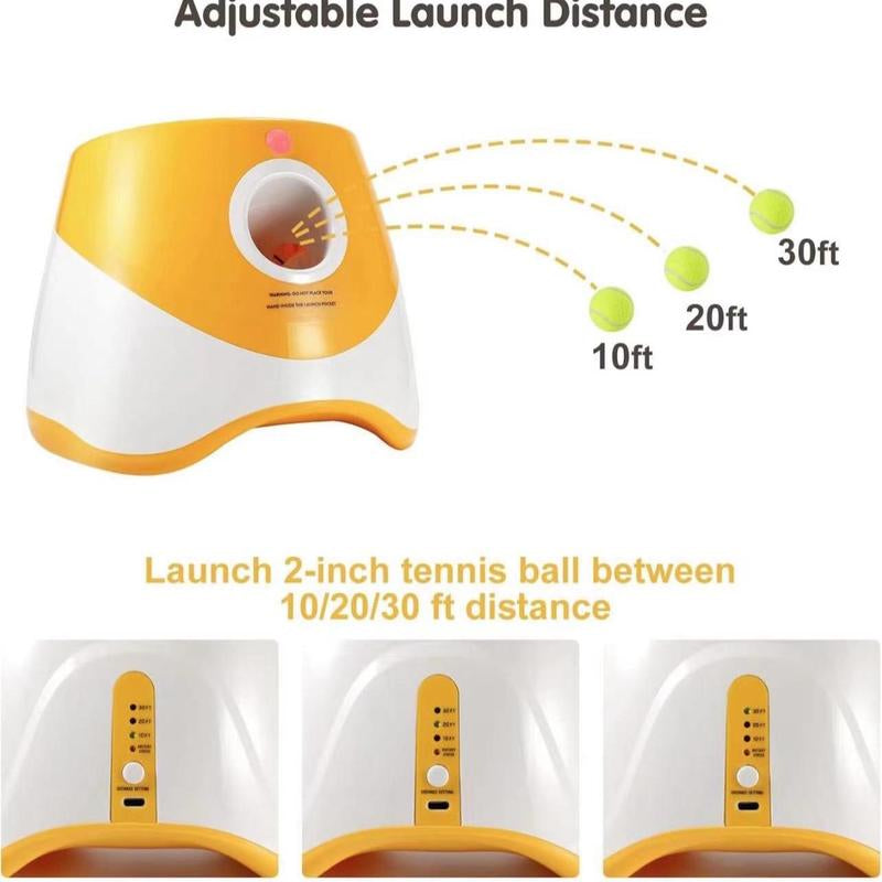 "Automatic Dog Ball Launcher – Interactive Toy for Small & Medium Dogs"